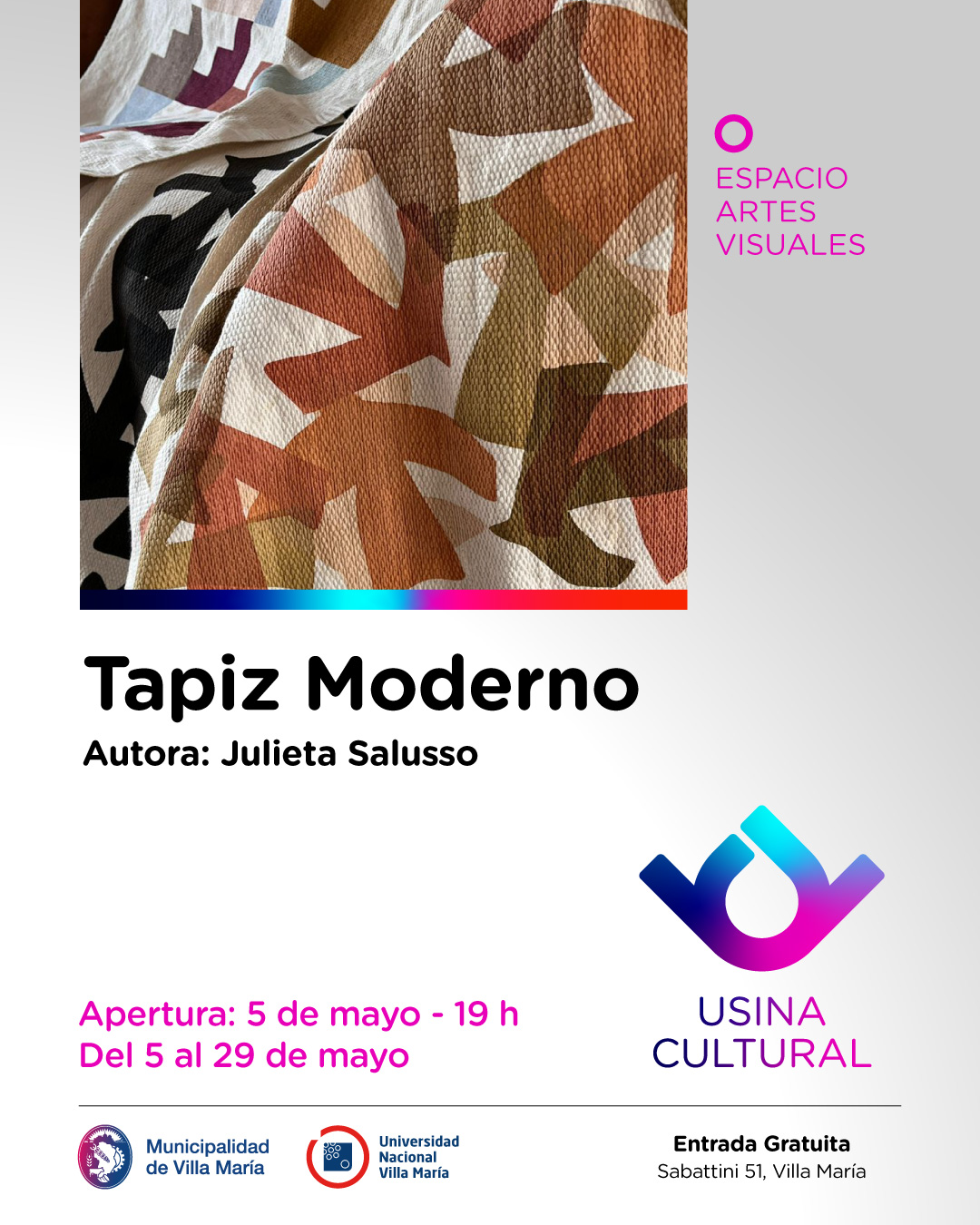 Tapiz Moderno_Flyer Foto flyer tapiz moderno