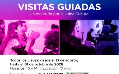 Nueva edición: visitas guiadas en la Usina Cultural